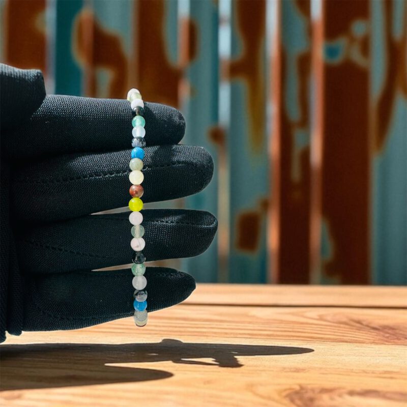 Pulsera Agata 7 Chakras 4 mm