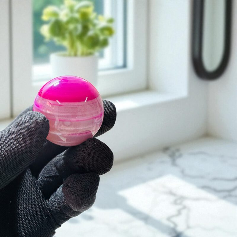 Esfera de Ágata Fucsia