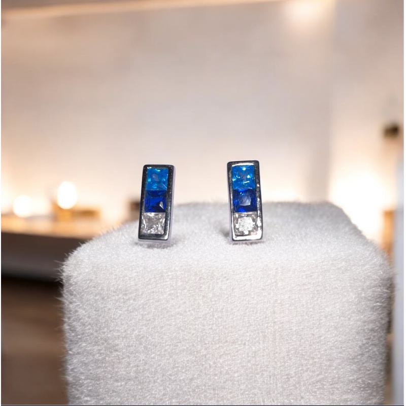 Pendientes Circonita  3 Colores