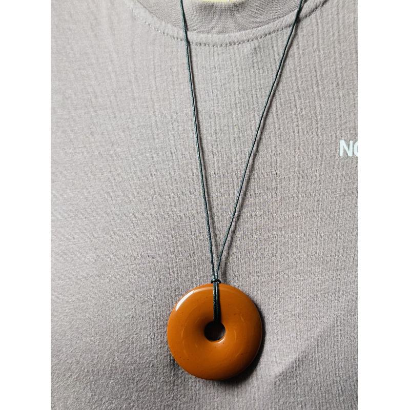 Colgante Piedra Pi Jaspe Rojo