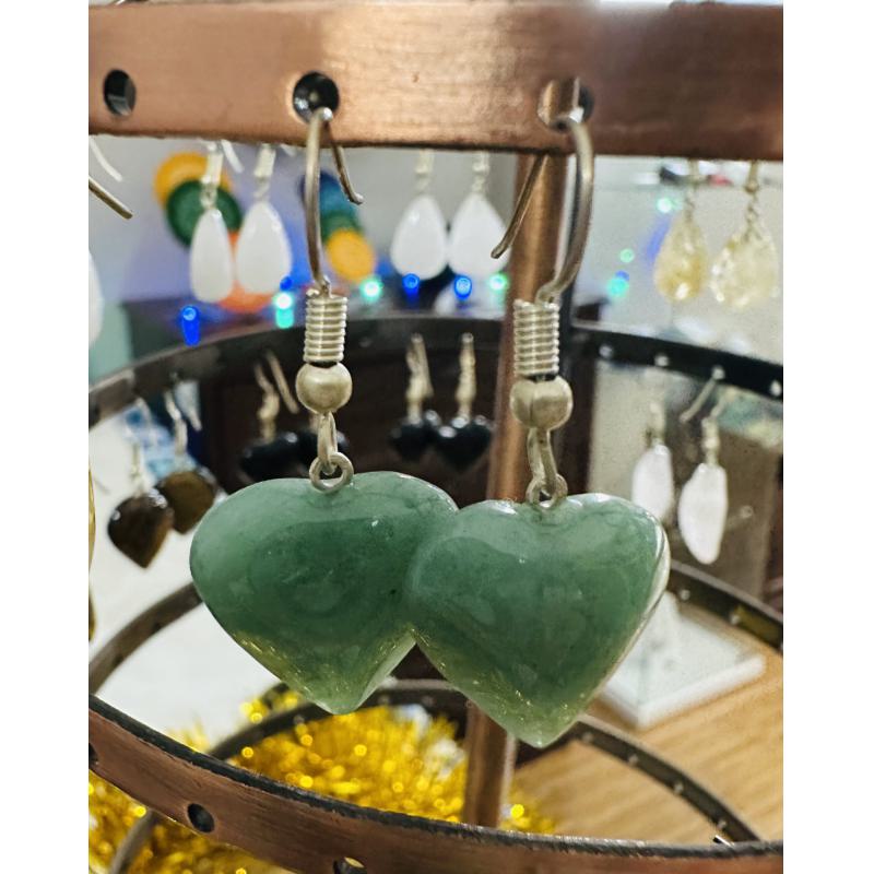 Pendientes Aventurina Verde