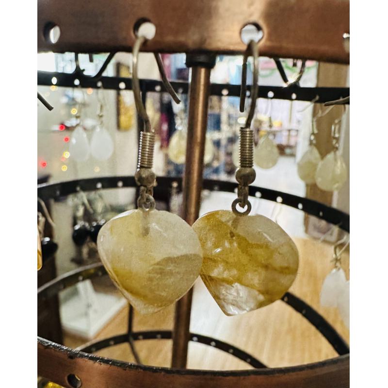 Pendientes Cuarzo Sanador