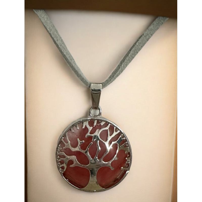 Colgante Cuarzo Sandia