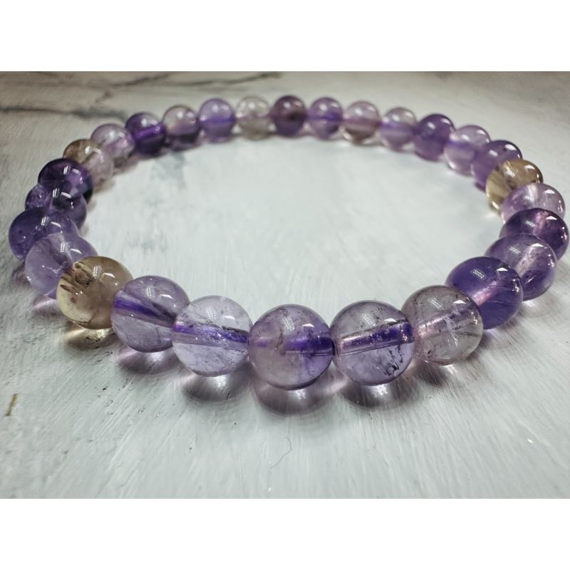 Pulsera 6 mm Ametrino Calidad Extra