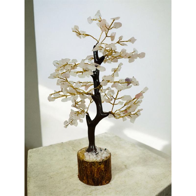 Árbol de Cuarzo Rosa