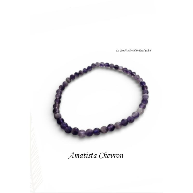 Pulsera Amatista Chevron