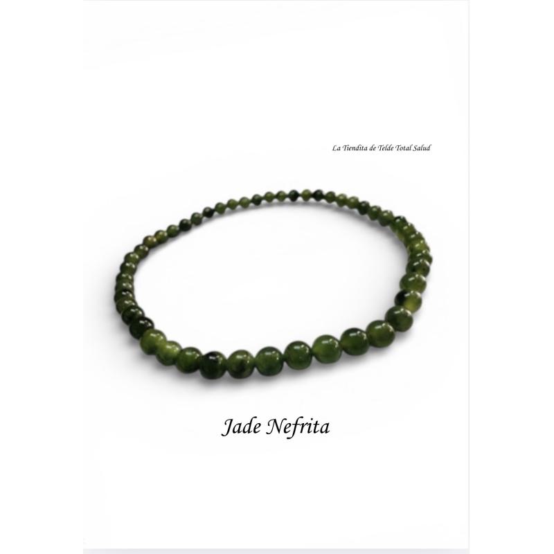 Pulsera 4 mm Jade Nefrita