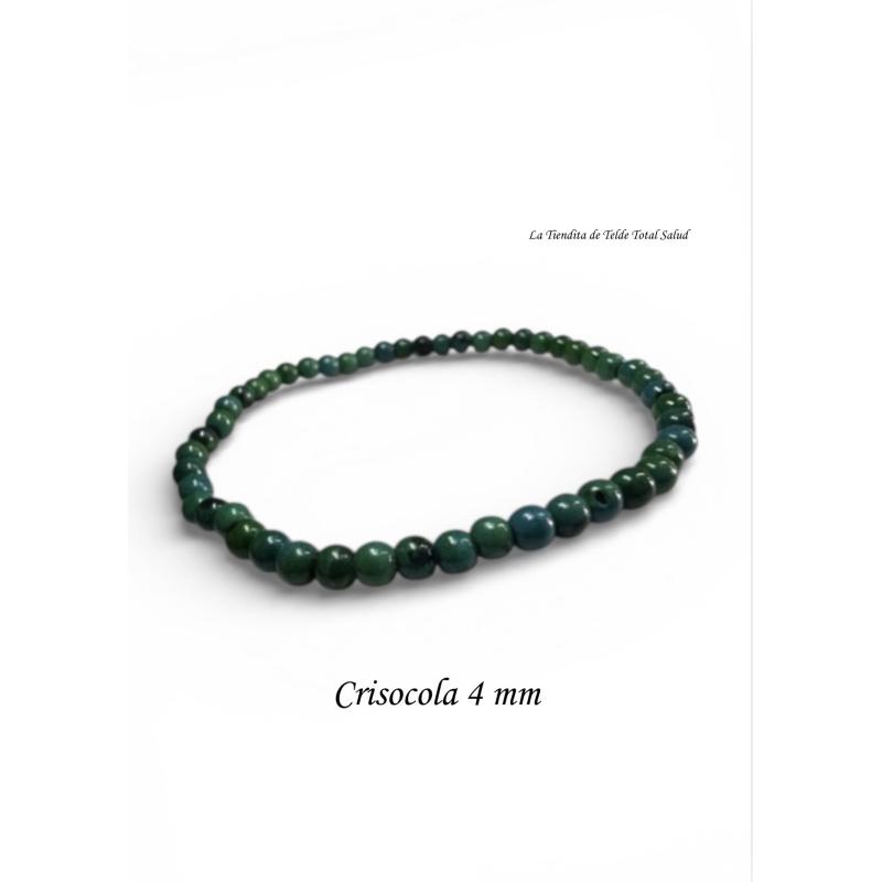 Pulsera 4 mm Crisocola