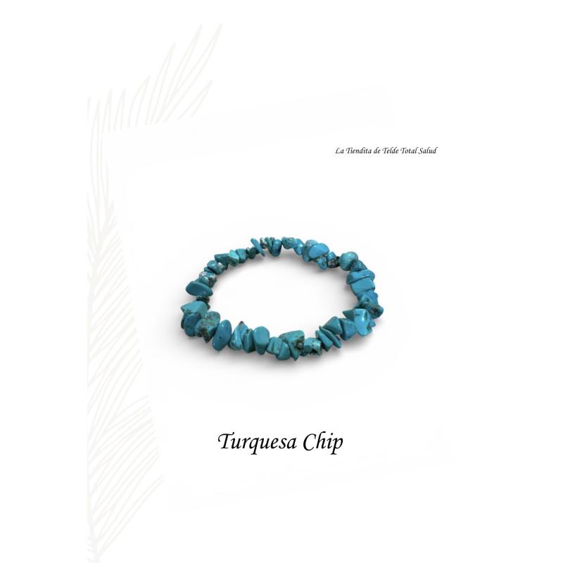 Pulsera Turquesa Chip Calidad Extra