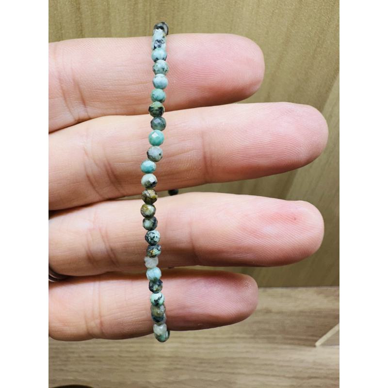 Pulsera Turquesa Africana FACETADA