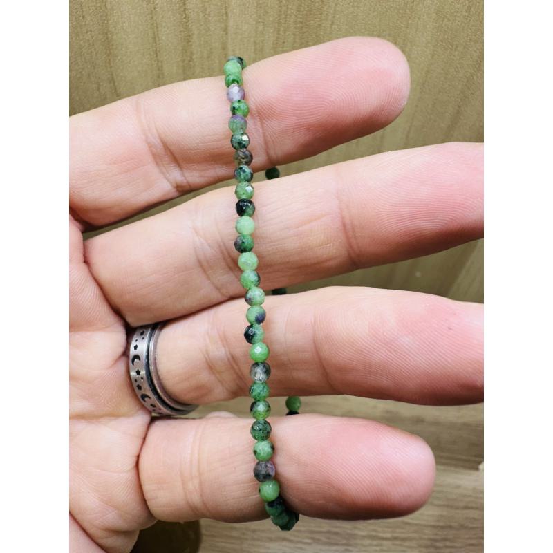 Pulsera Rubí Zoisita FACETADA