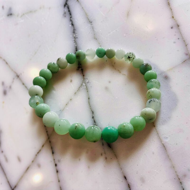 Pulsera de Crisoprasa Calidad Extra
