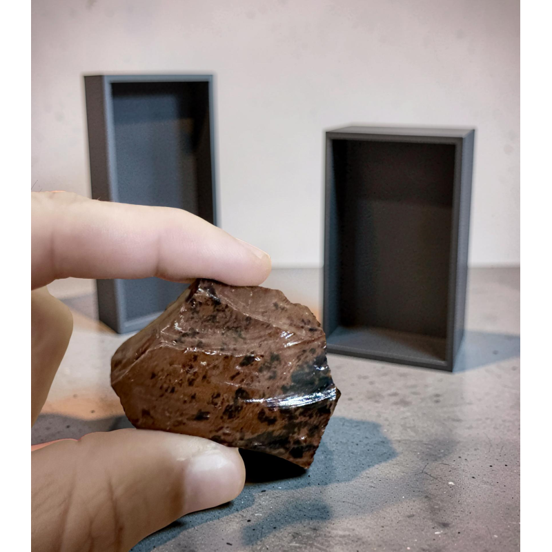 Obsidiana Caoba en Bruto