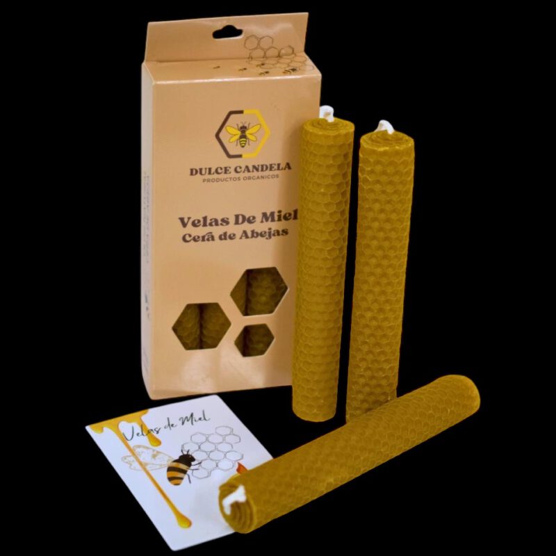 Set de 3 velas de Miel