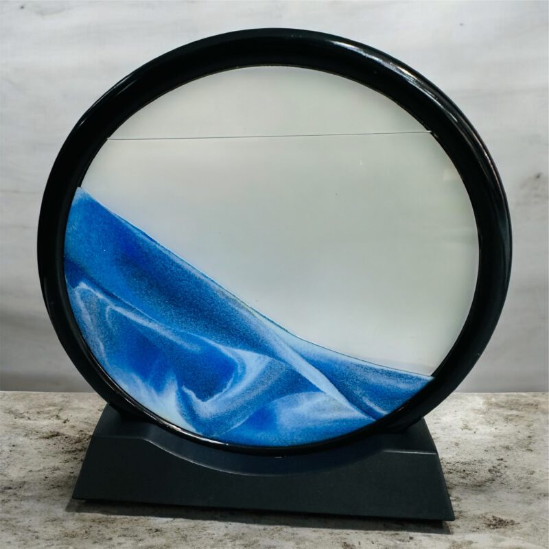 Arena en Movimiento Negro y Azul