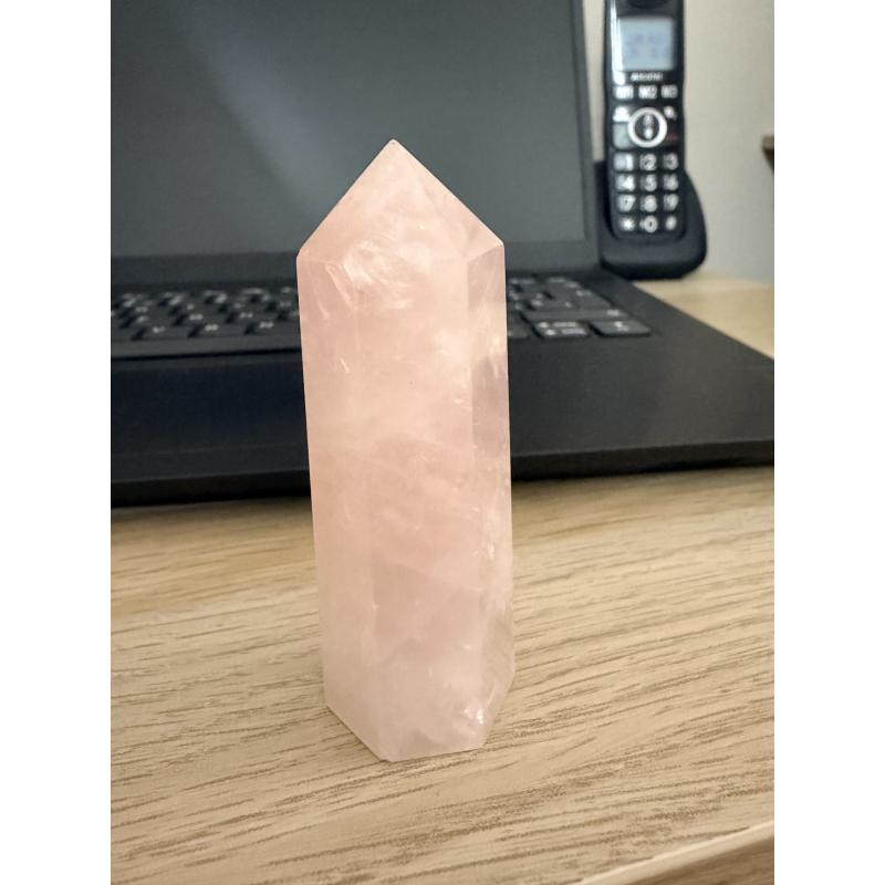 Punta de Cuarzo Rosa