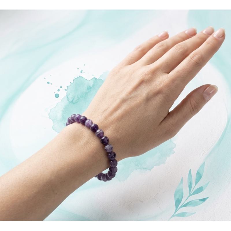 Pulsera Lepidolita 4 mm
