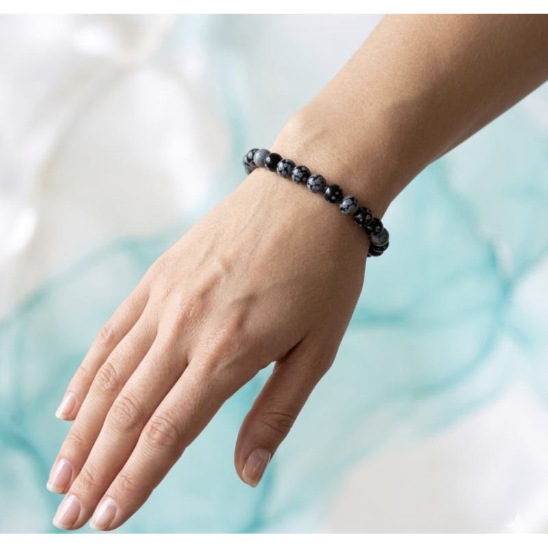 Pulsera Obsidiana Nevada 6 mm