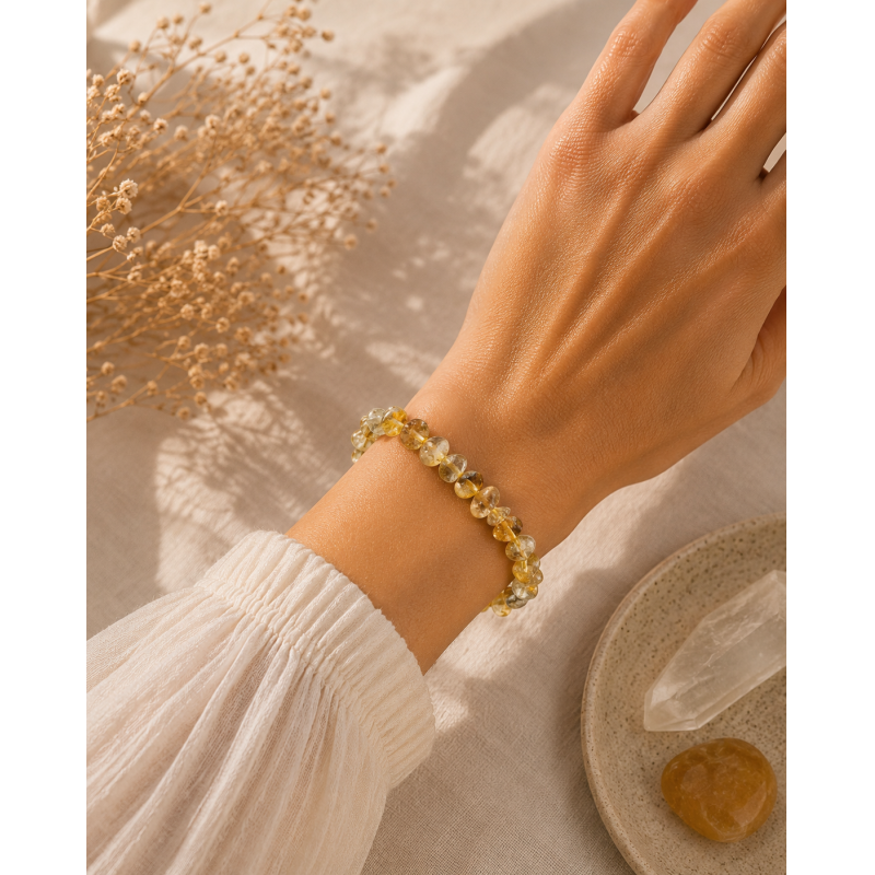 Pulsera Chip Citrino