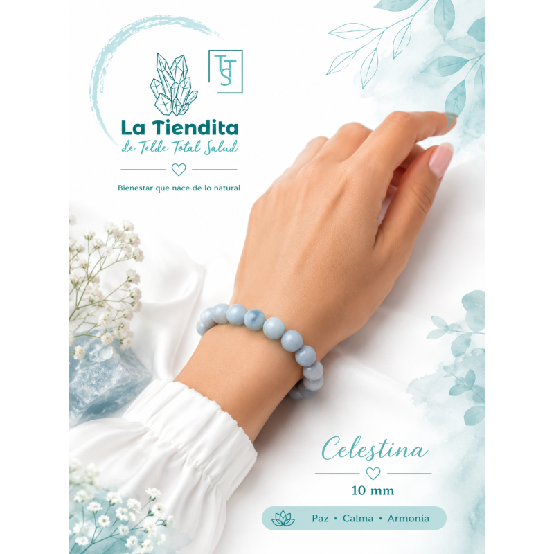 Pulsera Celestina 10 mm