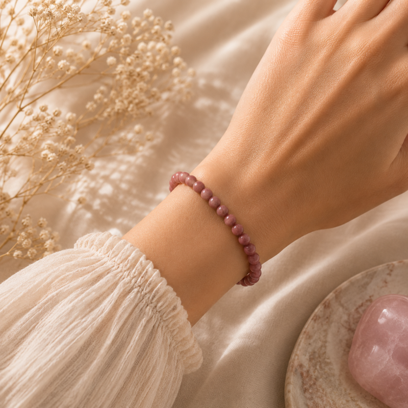Pulsera Rodonita 4 mm