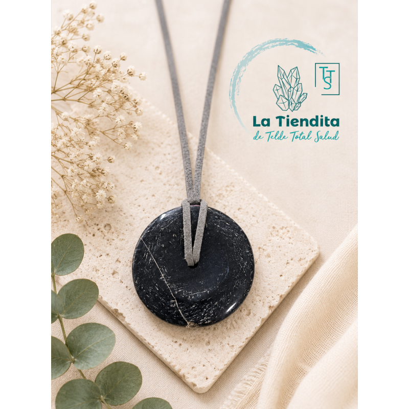 Colgante Jaspe Negro Piedra Pi
