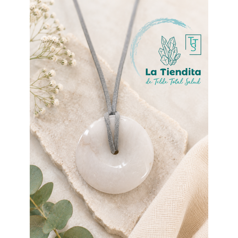 Colgante Cuarzo Lechoso Piedra Pi