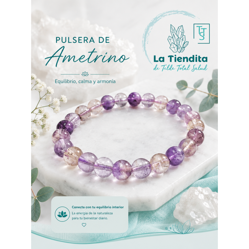 Pulsera Ametrino 6mm