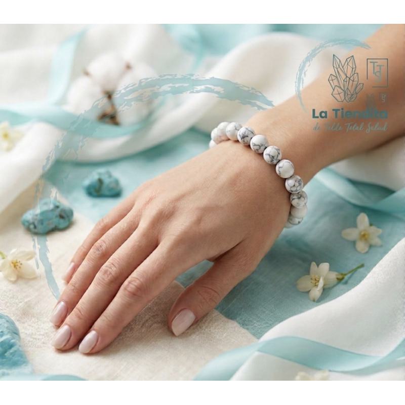 Pulsera Howlita 8 mm