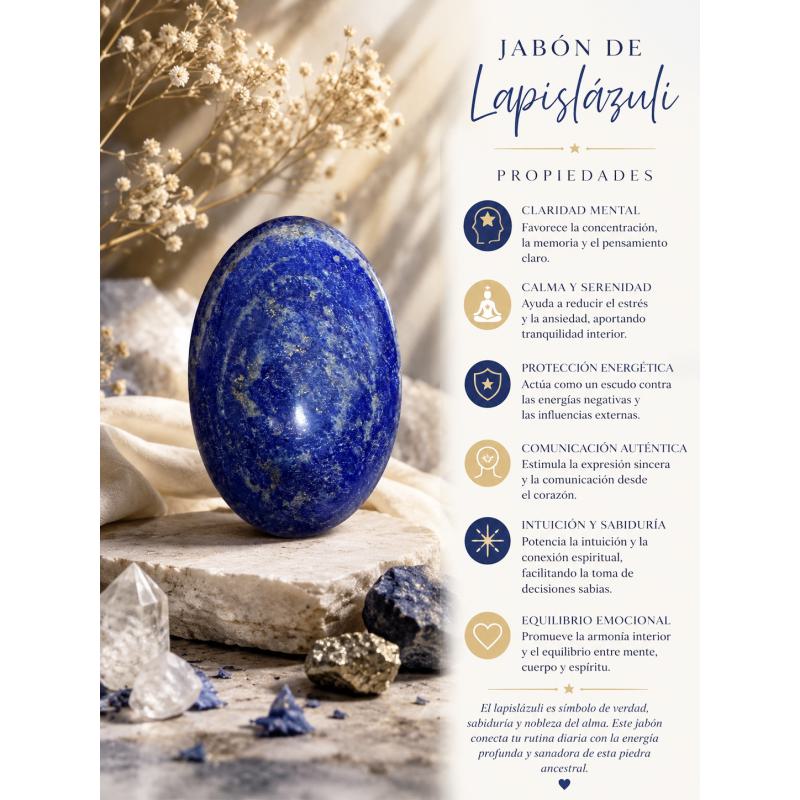 Lapislázuli en forma de Jabón