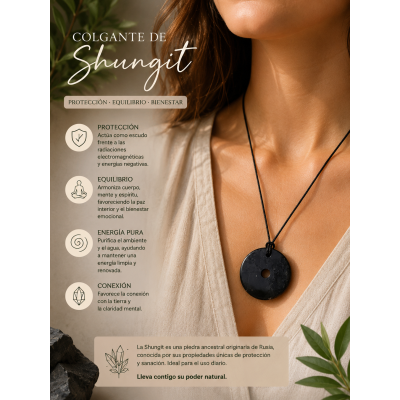 Colgante Pi de Shungit