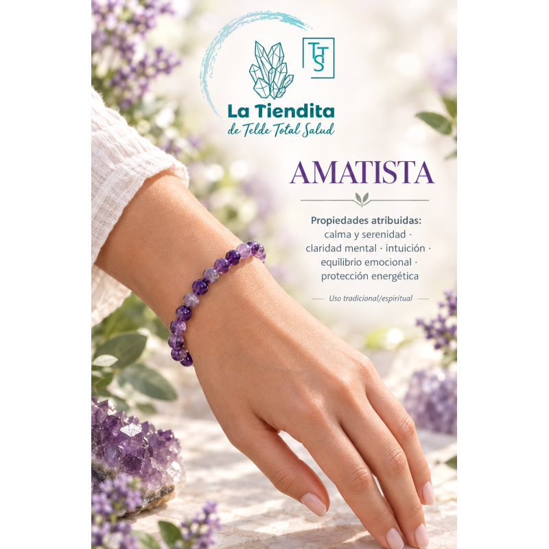 Pulsera Amatista Extra 6 mm