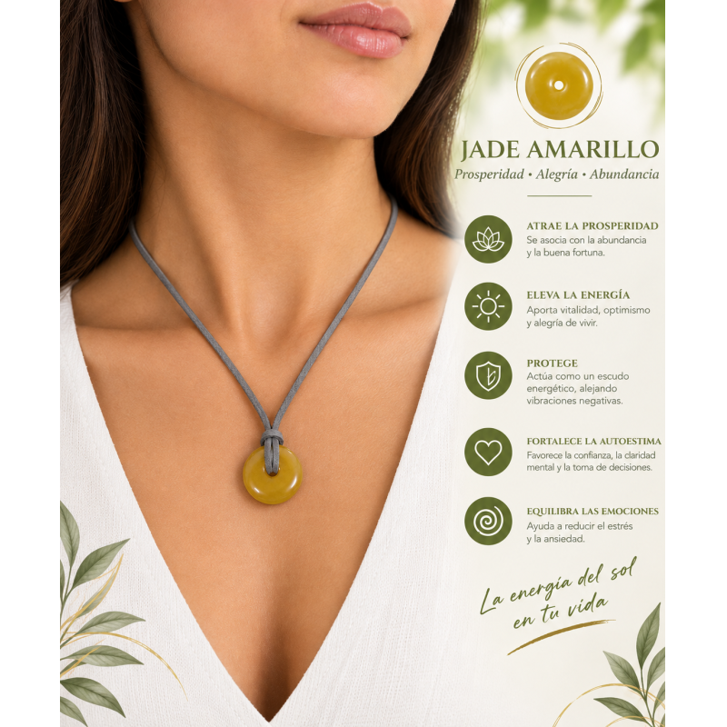 Colgante de Jade Amarillo