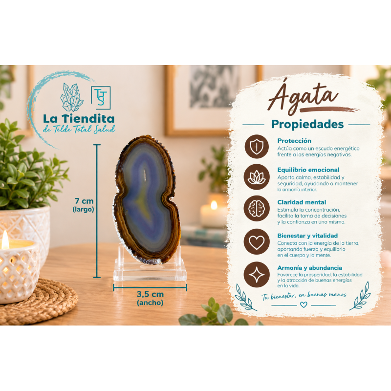 Placa de Ágata Extra 5