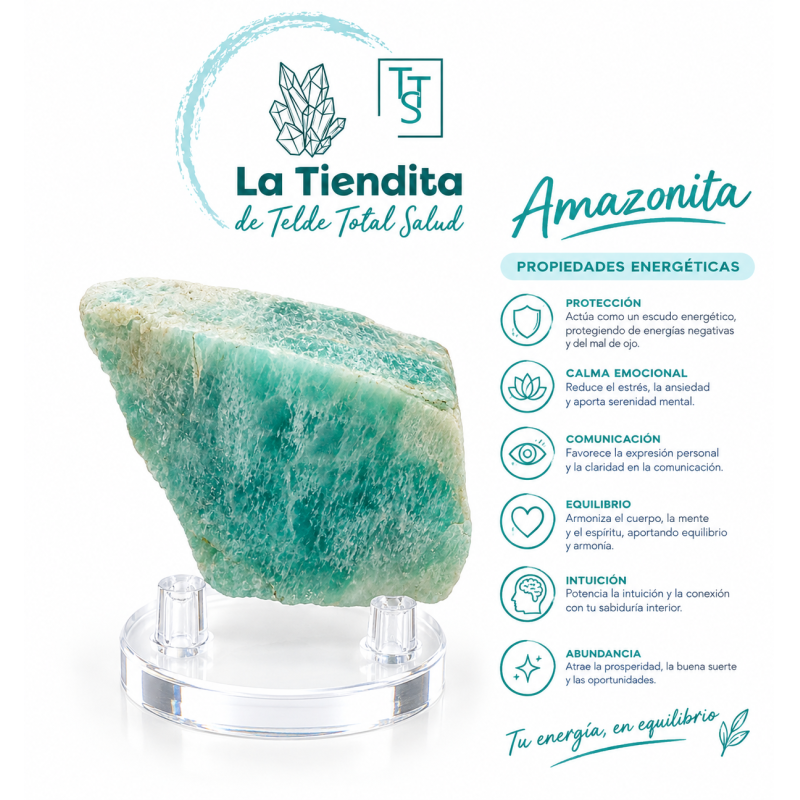Amazonita Semipulida