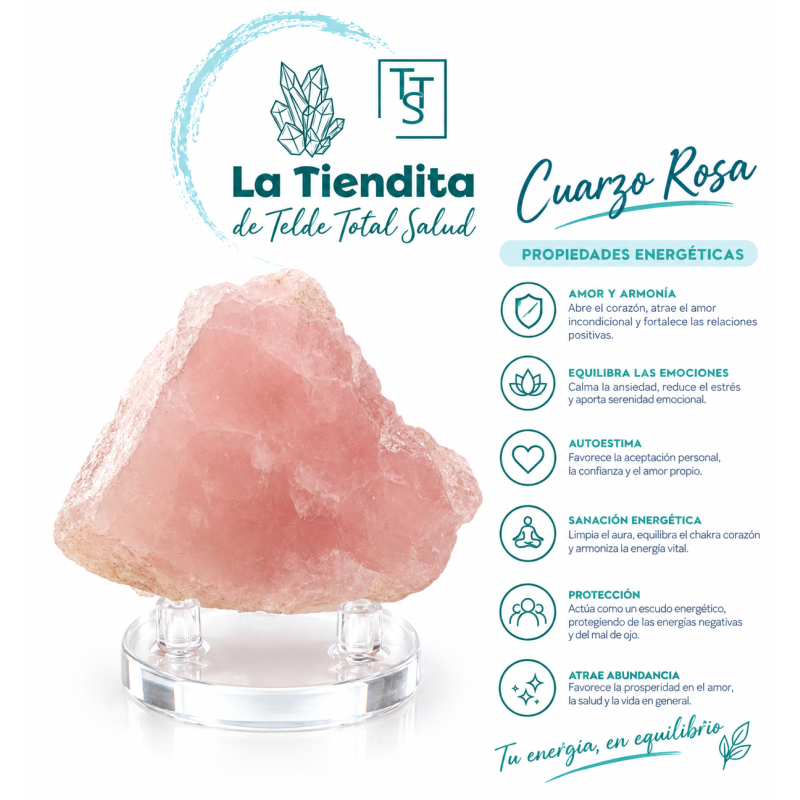 Cuarzo Rosa Semipulido