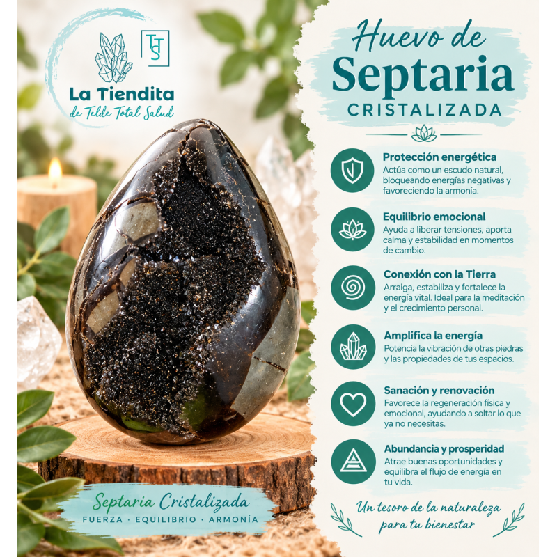 Nódulo de Septaria Cristalizada