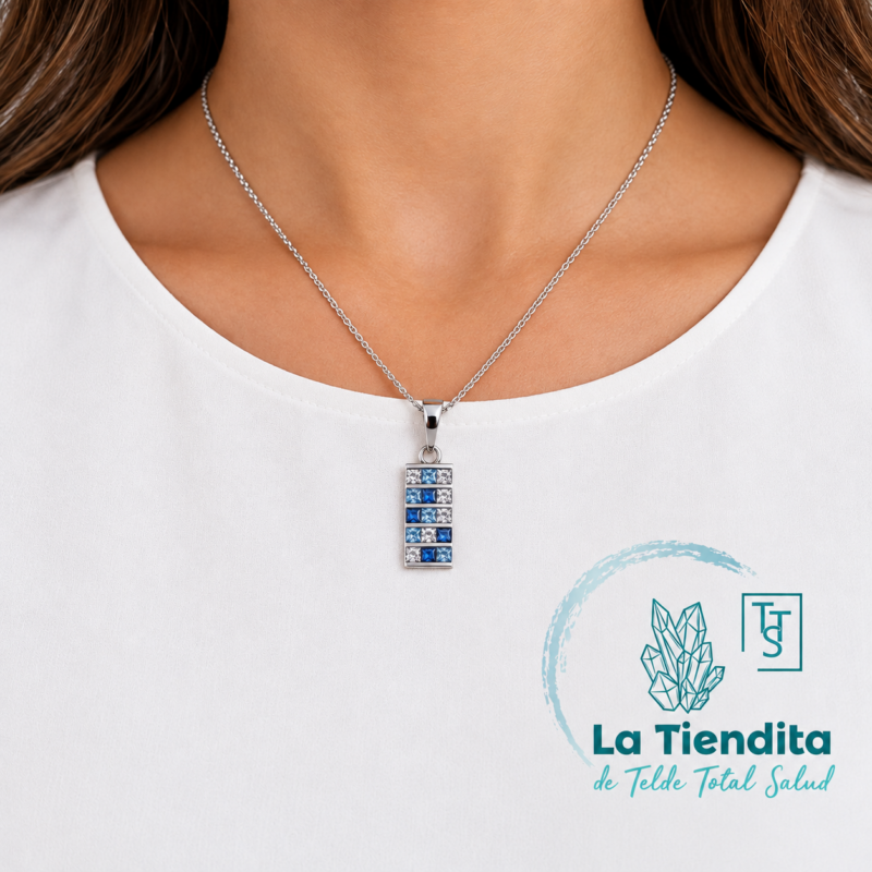 Colgante de Circonitas Plata