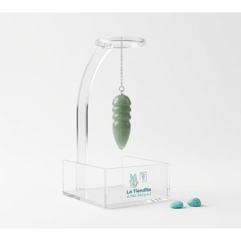 Péndulo Egipcio Cuarzo Verde