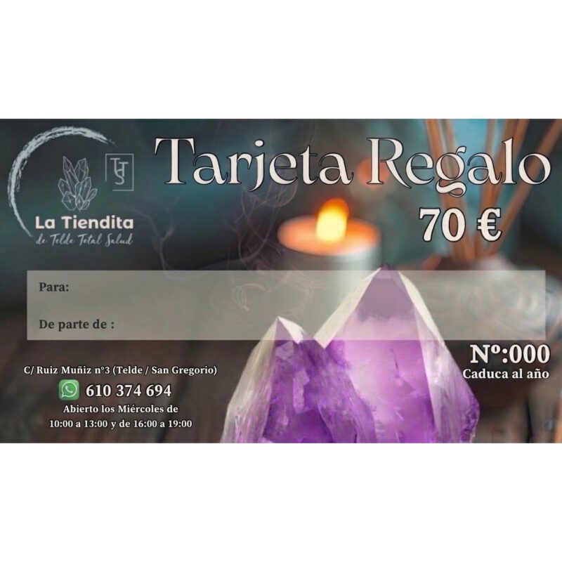 Tarjeta Regalo de 70€